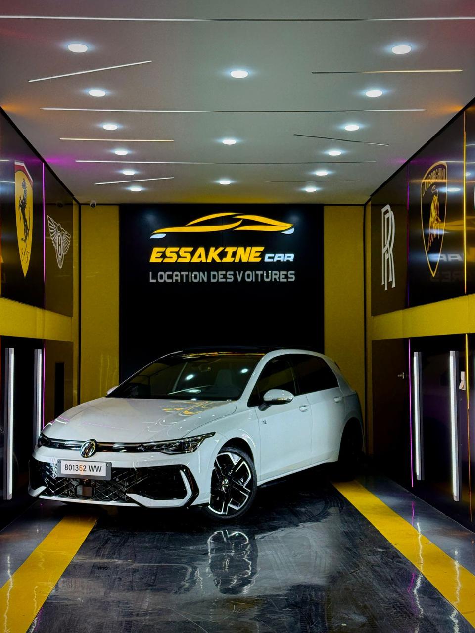 Location Volkswagen Golf 8.5 R Line Marrakech Maroc